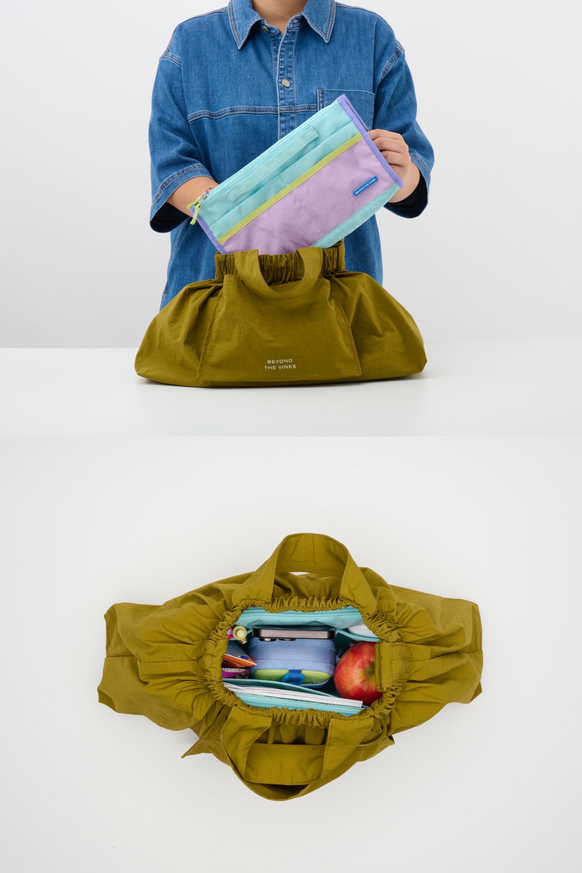 ❤️　BEYOND THE VINES 新品　タグ付き Olive 日本でバッグをオンラインショッピング | Beyond The Vines – Beyond