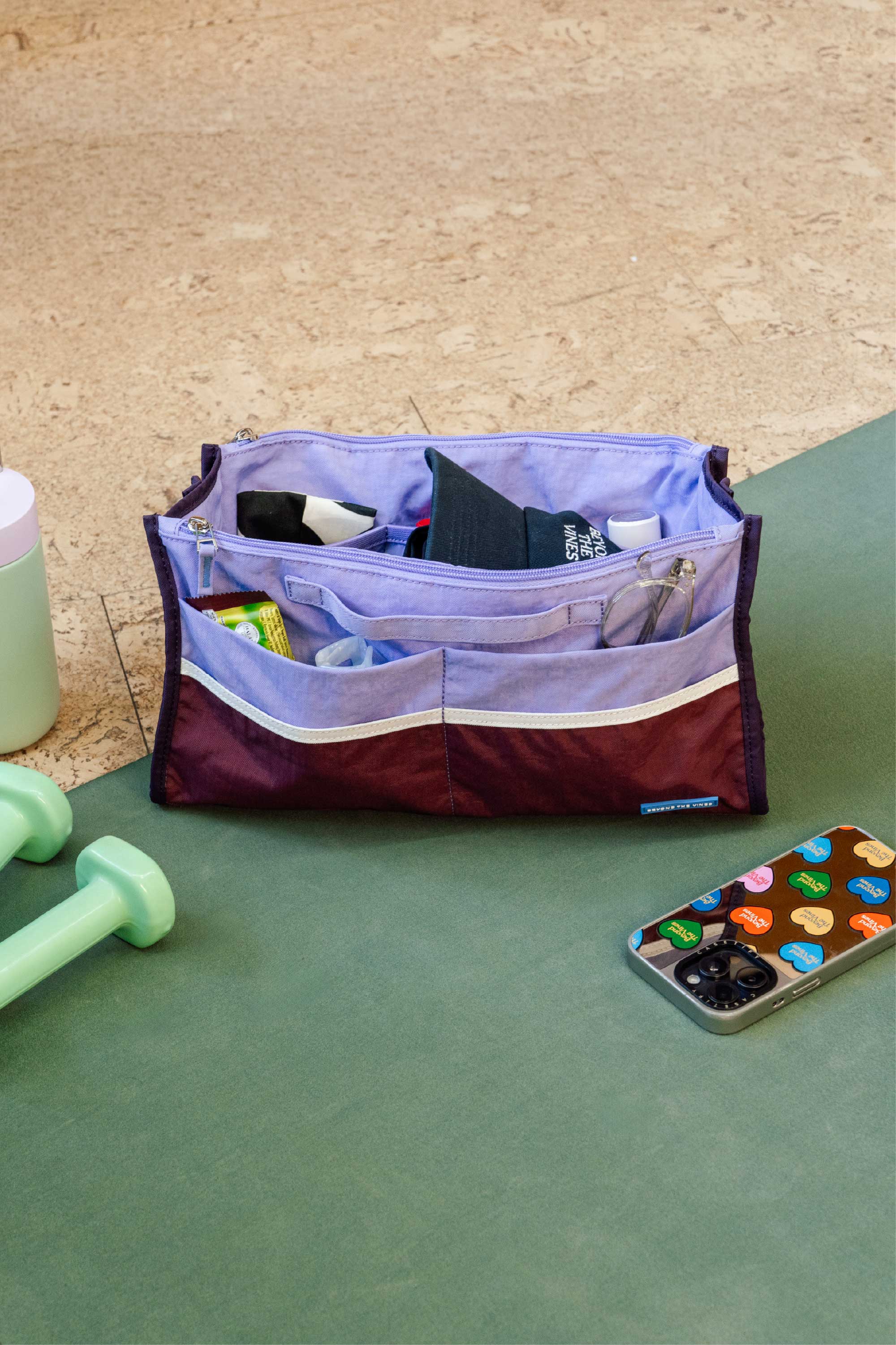 Lilac/Maroon