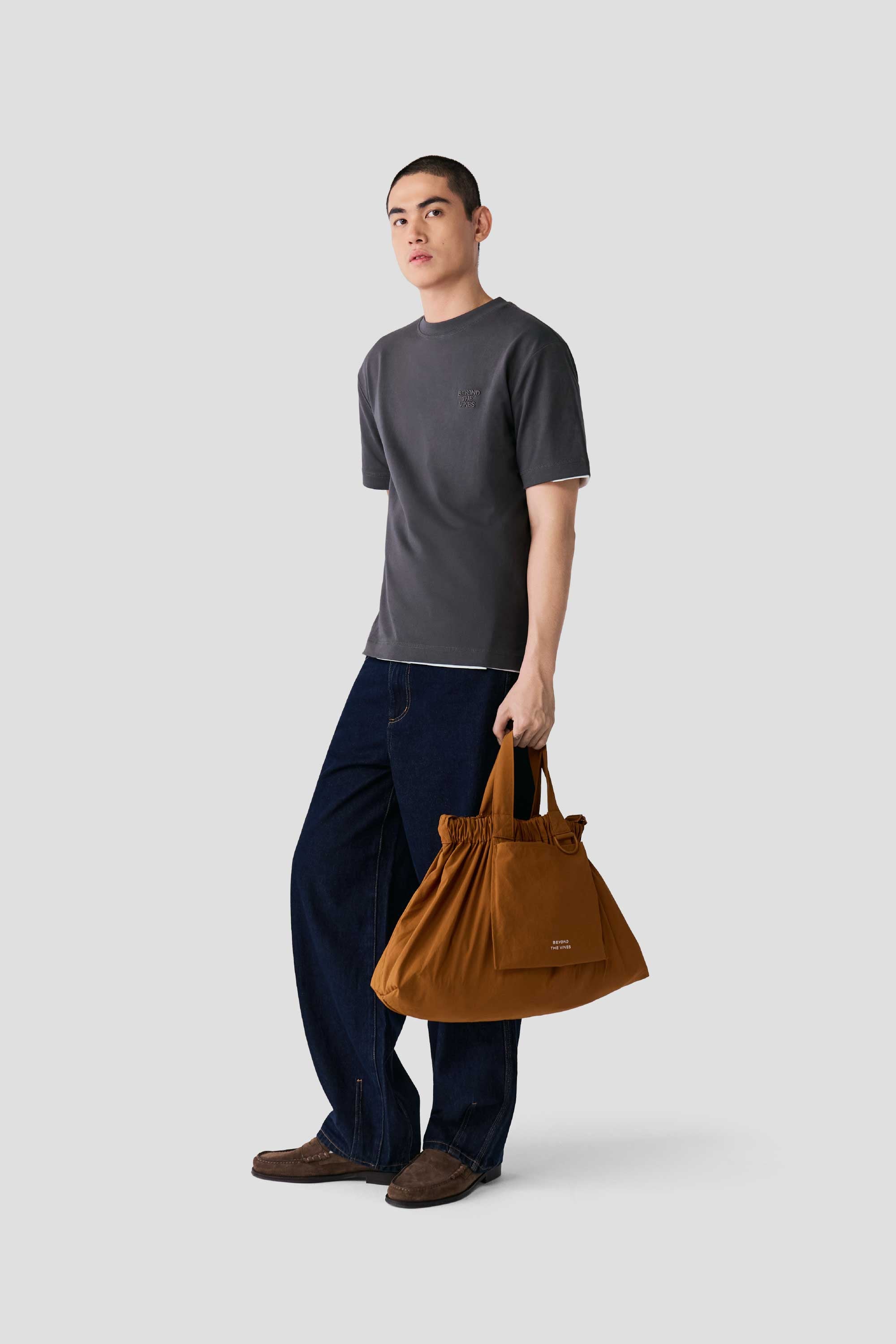 トートバッグ [BEYOND THE VINES] XL Dumpling Bag MLBROWN01.jpg?v=1759485046&