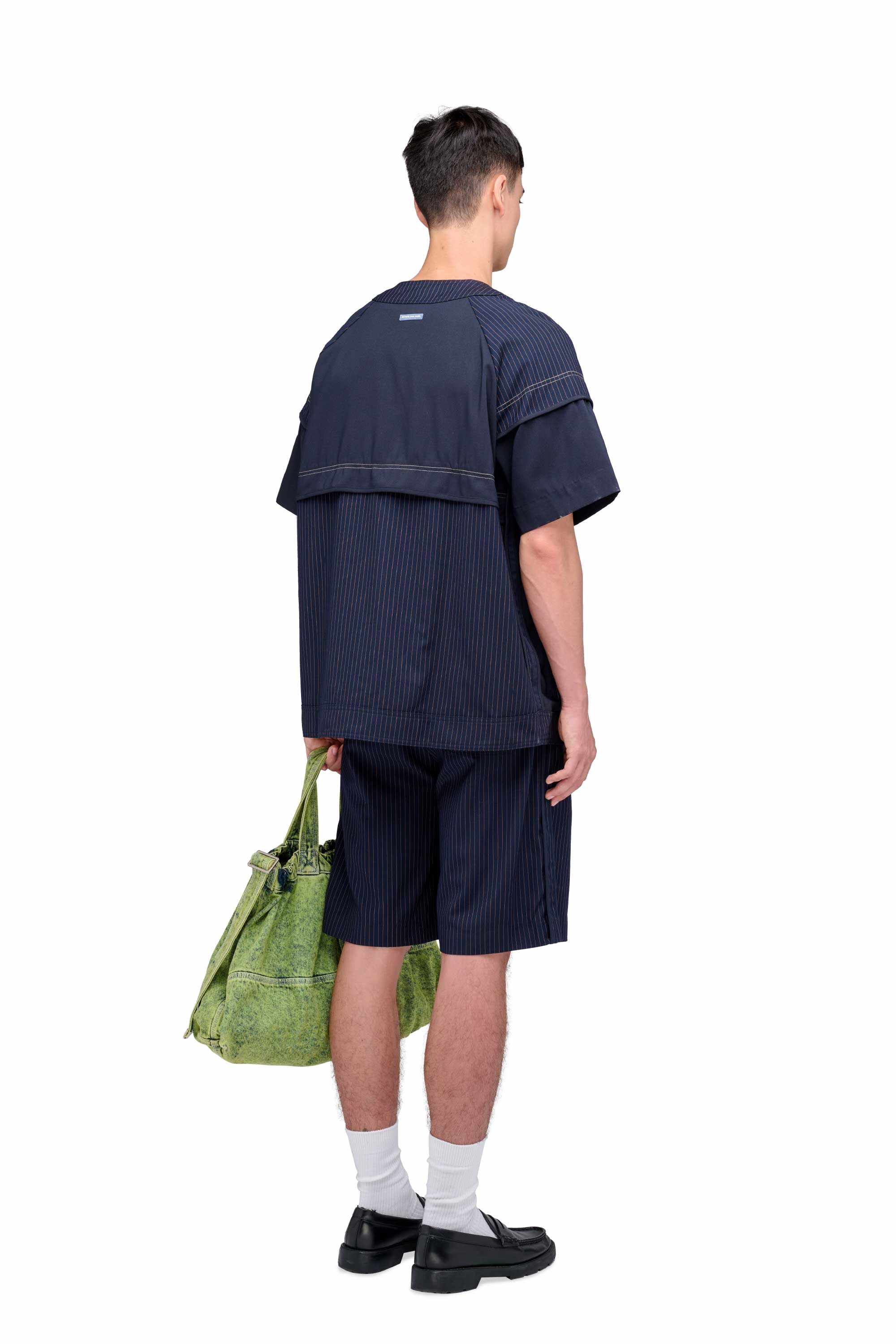 ユーティリティ ピンストライプ スーツオーバーシャツ | Beyond The