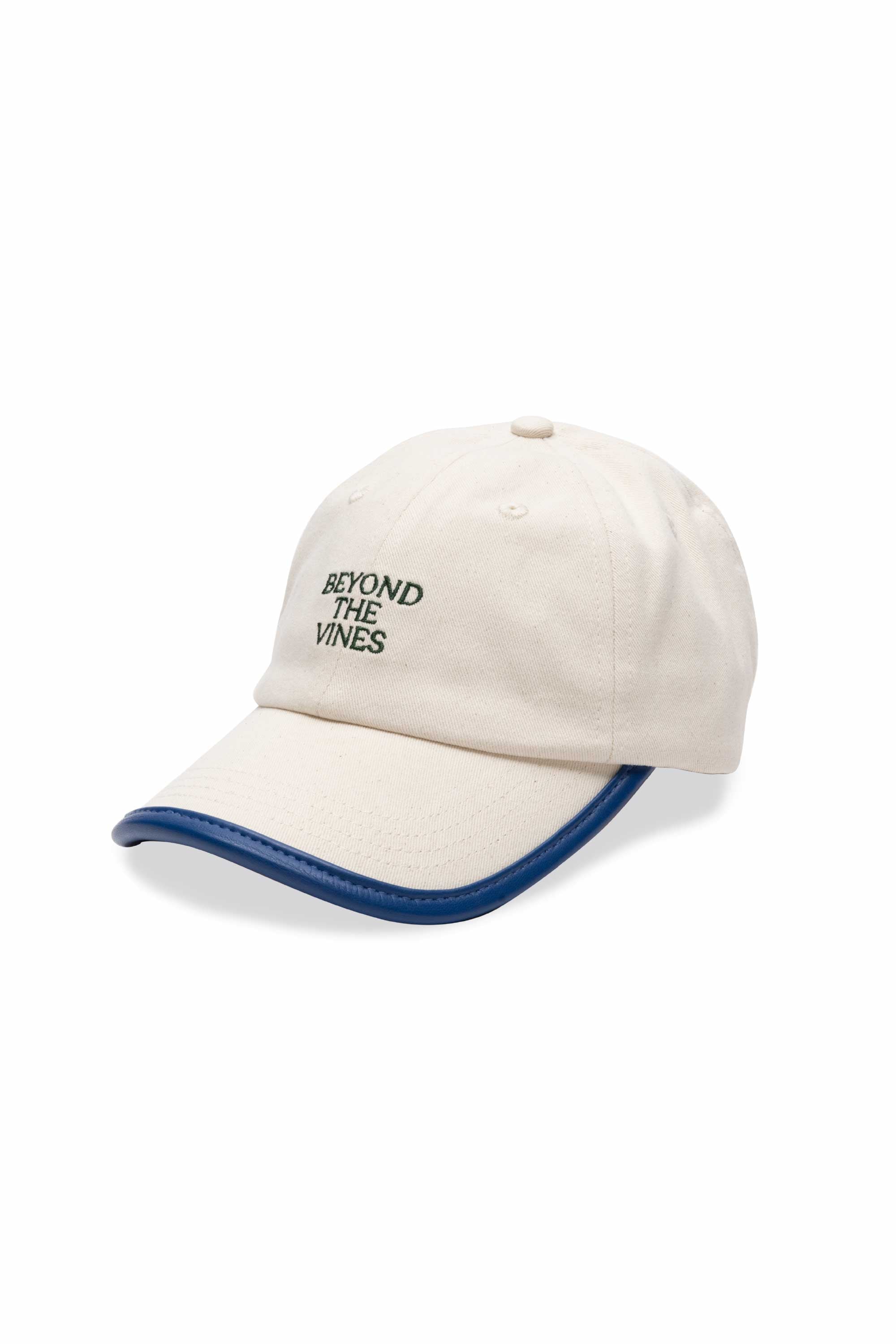 Leather Canvas Logo Cap